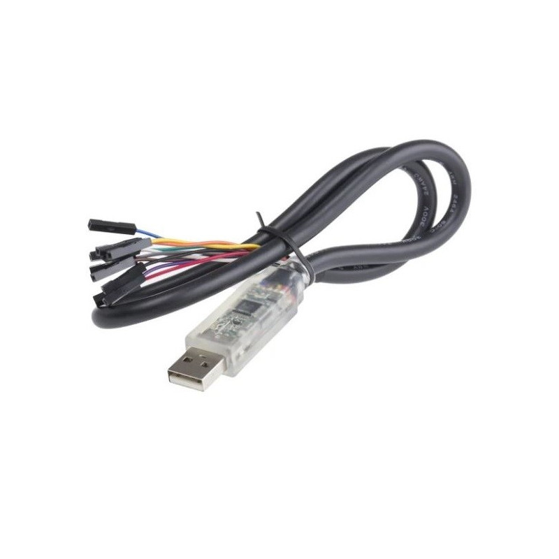 Ftdi (C232HD-DDHSP-0) Cable, USB to UART, 0.25A/3.3V Output, 1.8m