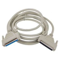  L-Com (CSMN37MF-5) Computer Cable, D Subminiature Plug, 37 Way, 1.52 m