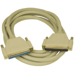 L-Com (CRMN37MF-10) Computer Cable, D Subminiature Plug, 37 Way, 3.05 m