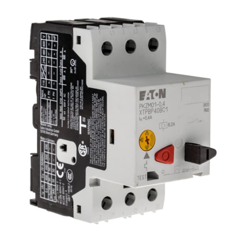 Eaton (PKZM01-4) Thermal Magnetic Circuit Breaker, Motor Protection