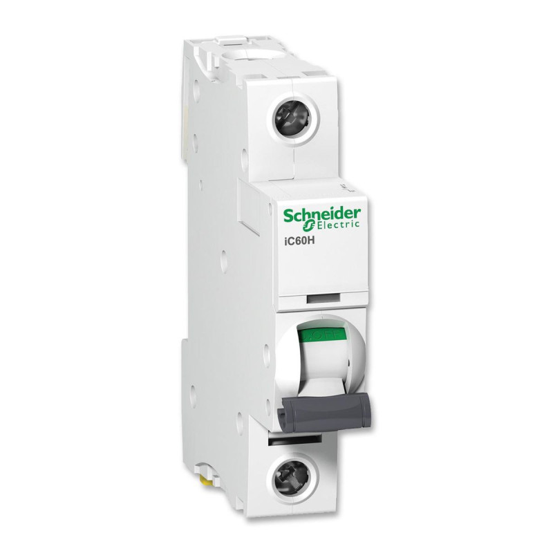 Schneider Electric (A9F54106) Thermal Magnetic Circuit Breaker, 6A, 1 Pole