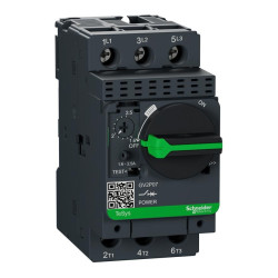 Schneider Electric (GV2P07) Thermal Magnetic Circuit Breaker,  2.5A, 3 Pole