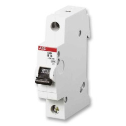 Abb (S201MC4) Thermal Magnetic Circuit Breaker, C Curve, S200M, 4 A, 1 Pole