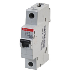 Abb (S201-C16) Thermal Magnetic Circuit Breaker, 16 A, 1 Pole