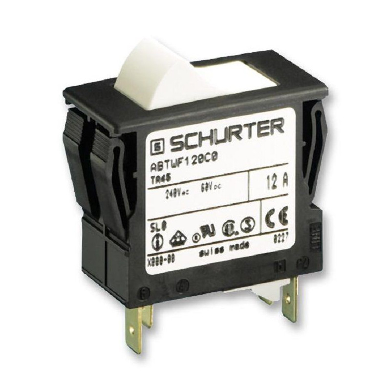 Schurter (TA45-ABTWF160C0) Thermal Circuit Breaker, TA45, 16 A, 2 Pole