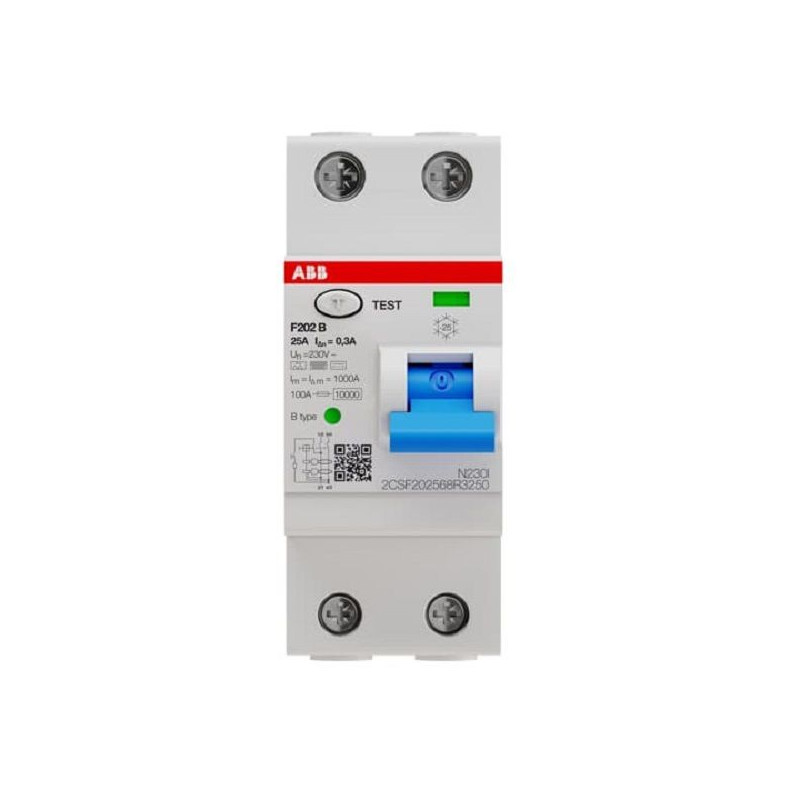 Abb (F202B-25/0.3) Circuit Breaker, System pro M compact F200, 230 V