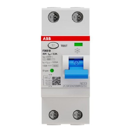 Abb (F202B-25/0.3) Circuit Breaker, System pro M compact F200, 230 V