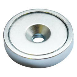 Eclipse Magnetics (E1001/NEO) Magnet, Pot, Shallow, Neodymium, 20mm x 6mm