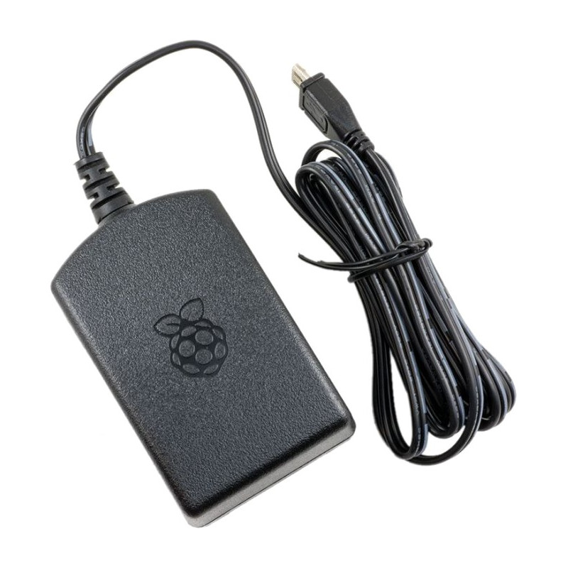 Raspberry-Pi (T6716DV) Official PSU, Micro USB-B, 5.2V, 2.5A, 1.5m