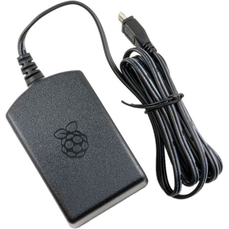 Raspberry-Pi (T6716DV) Official PSU, Micro USB-B, 5.2V, 2.5A, 1.5m