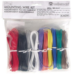 Velleman SA (K/MOW) Mounting Wire Kit, Multicore, 8 x 5m, 2 x 10m 24 AWG