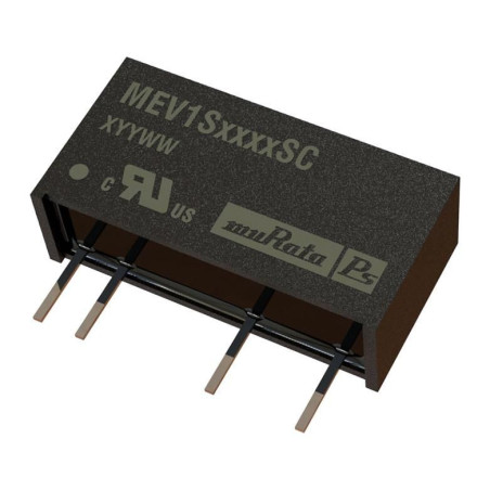 Murata Power (MEV1S0505SC) Isolated Through Hole DC/DC Converter, Output 5V