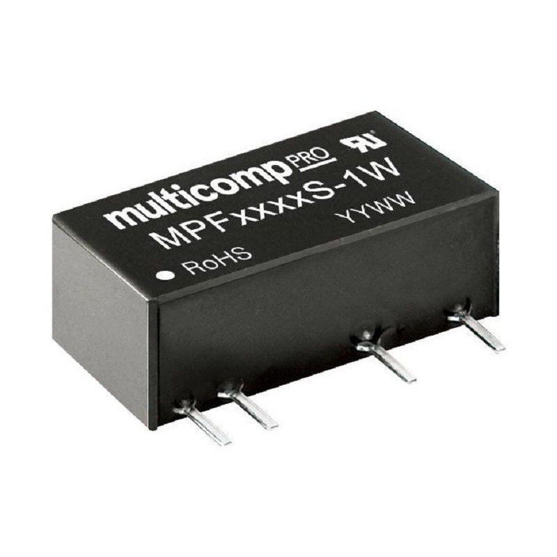 Multicomp Pro (MPF0509S-1W) Isolated Through Hole DC/DC Converter, Output