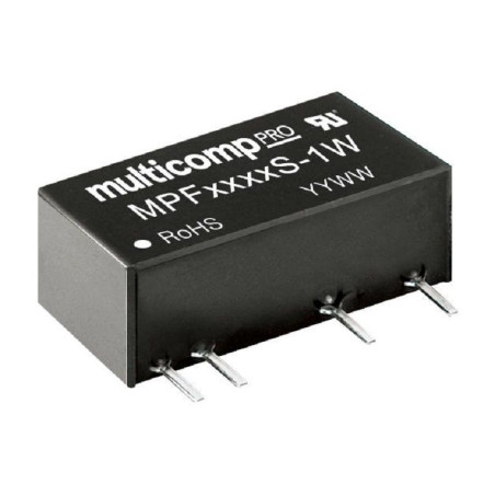 Multicomp Pro (MPF0509S-1W) Isolated Through Hole DC/DC Converter, Output