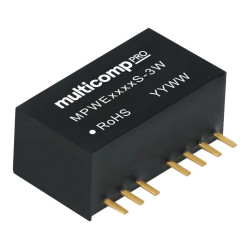 Multicomp Pro (MPWF1212S-3W) Isolated Through Hole DC/DC Converter, Output