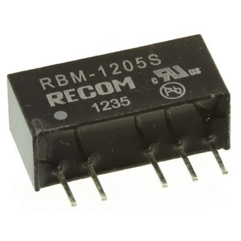 Recom Power (ROE-1205S) Isolated Through Hole DC/DC Converter, Output, 5V