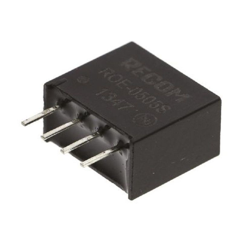 Recom Power (ROE-0505S) Isolated Through Hole DC/DC Converter, Output 5V