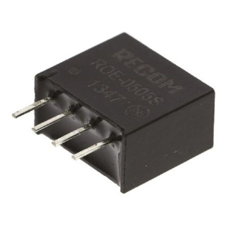 Recom Power (ROE-0505S) Isolated Through Hole DC/DC Converter, Output 5V