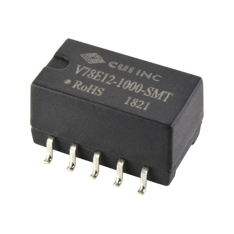 CUI (V78E05-1000-SMT-TR) Non Isolated POL DC/DC Converter, 5 W, 5 V, 1 A