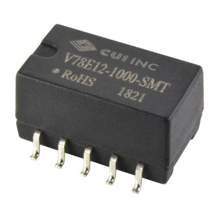 CUI (V78E05-1000-SMT-TR) Non Isolated POL DC/DC Converter, 5 W, 5 V, 1 A