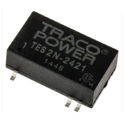 Traco Power (TES 2N-2421) Isolated Surface Mount DC/DC Converter, 5V 200mA