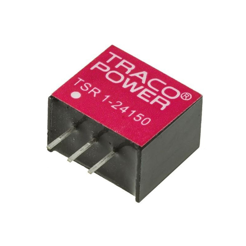 Traco Power (TSR 1-24150) DC/DC Converter, ITE, 1 Output, 15 W, 15 V, 1 A