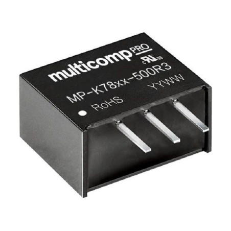 Multicomp Pro (MP-K7803-500R3) DC/DC Converter, 1.65 W, 3.3 V, 500 mA