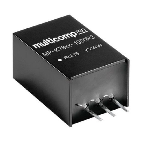 Multicomp Pro (MP-K7805-1000R3) DC/DC Converter, 5 W, 5 V, 1 A