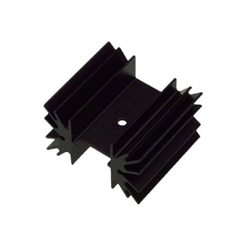 Boyd (6398BG) Heat Sink, Square, PCB, With Radial Fins, 4.4 °C/W, TO-220