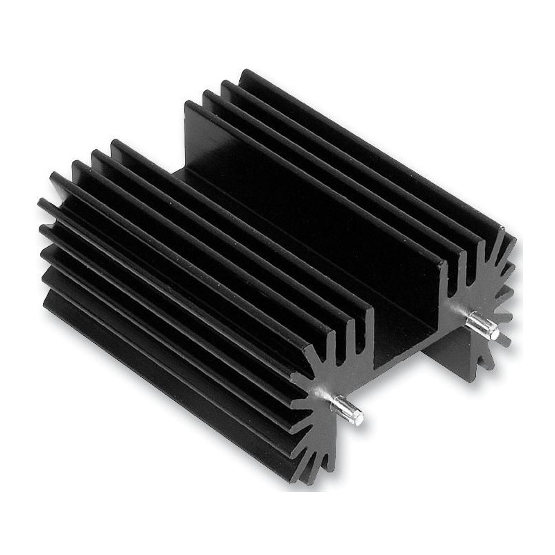 Ohmite (RA-T2X-51E) Heat Sink, Square, PCB, Black Anodized, 3.5 °C/W