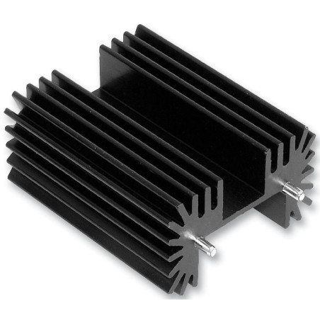 Ohmite (RA-T2X-51E) Heat Sink, Square, PCB, Black Anodized, 3.5 °C/W