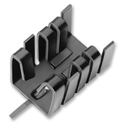 FISCHER ELEKTRONIK FK 237 SA 220 V Heat Sink, Square, PCB, Clip On, 21 °C/W, TO-220, 14.5 mm, 12.7 mm, 19 mm