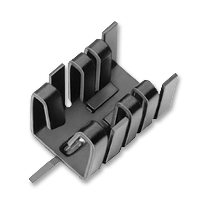 FISCHER ELEKTRONIK FK 237 SA 220 V Heat Sink, Square, PCB, Clip On, 21 °C/W, TO-220, 14.5 mm, 12.7 mm, 19 mm
