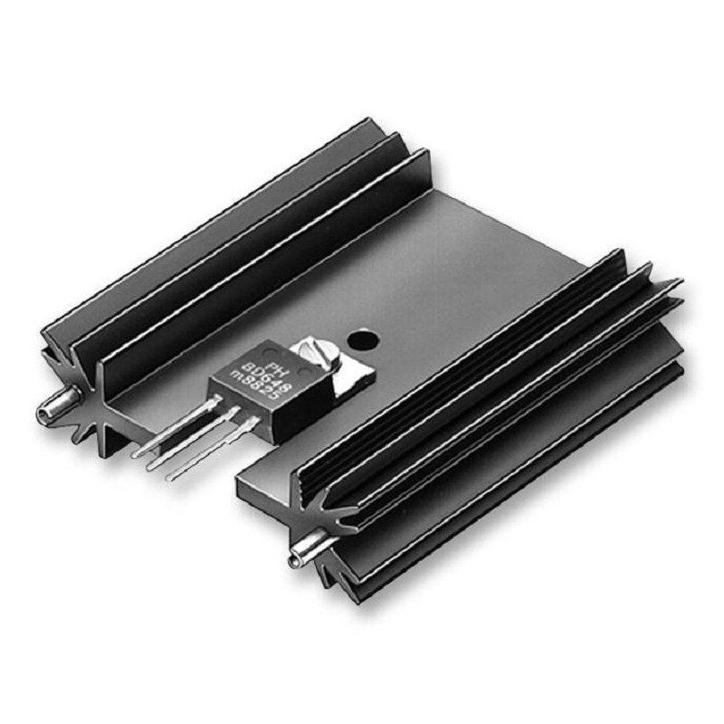 Fischer Elektronik (SK 409/38,1 STS) Heat Sink, TO-220/TO-3P, 7 °C/W