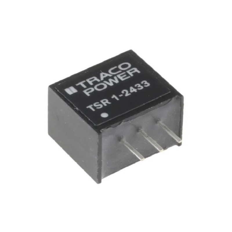 Traco Power (TSR 1-2433) DC/DC Converter, 3.3 W, 3.3 V, 1 A