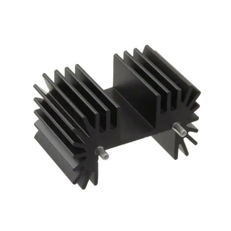 Boyd (6396BG) Heat Sink, Square, PCB, With Radial Fins, 5.6 °C/W