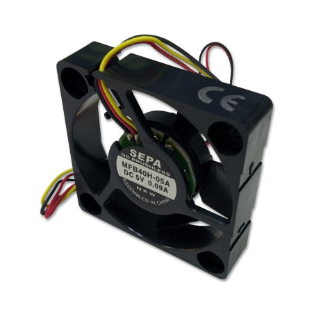 Sepa (MFB40H05A) DC Axial Fan, 5 V, Square, 40 mm, 10 mm