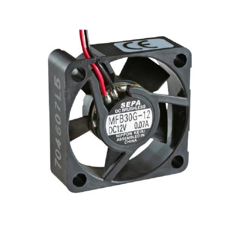 Sepa (MFB30G12) DC Axial Fan, 12 V, Square, 30 mm, 10 mm