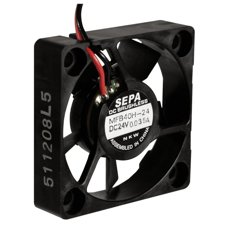 Sepa (MFB40H12) DC Axial Fan, 12 V, Square, 40 mm, 10 mm