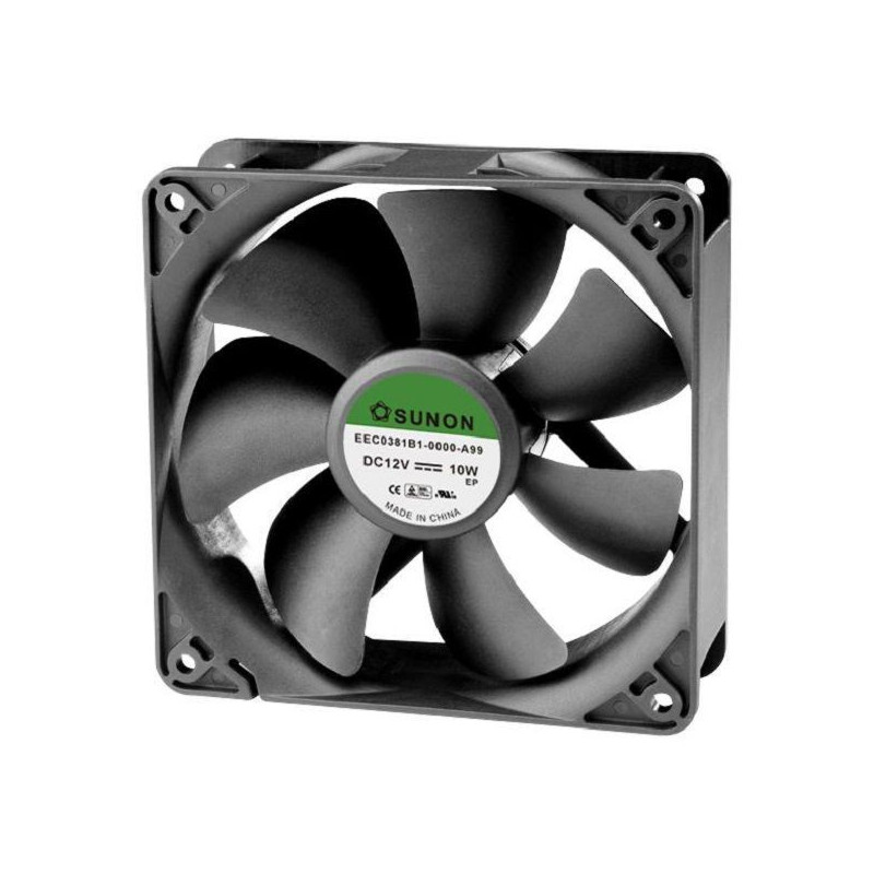 Sunon (EEC0381B1-0000-A99) DC Axial Fan, 12 V, Square