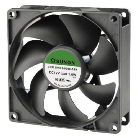 Sunon (EE92251B2-0000-A99) DC Axial Fan, 12 V, Square