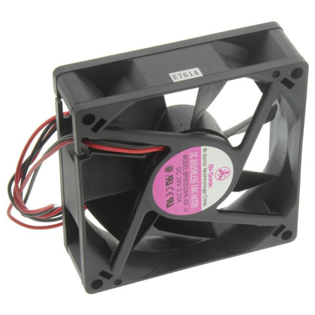 Bisonic (BP802524HL-03) DC Axial Fan, 24 V, Square, 80 mm, 25 mm