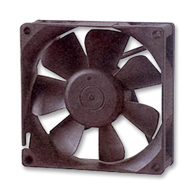 Bisonic (SP802512L-03) DC Axial Fan, 12 V, Square, 80 mm, 25 mm