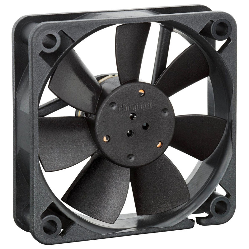 Ebm-Papst (612FL) DC Axial Fan, 12 V, Square, 60 mm, 15 mm