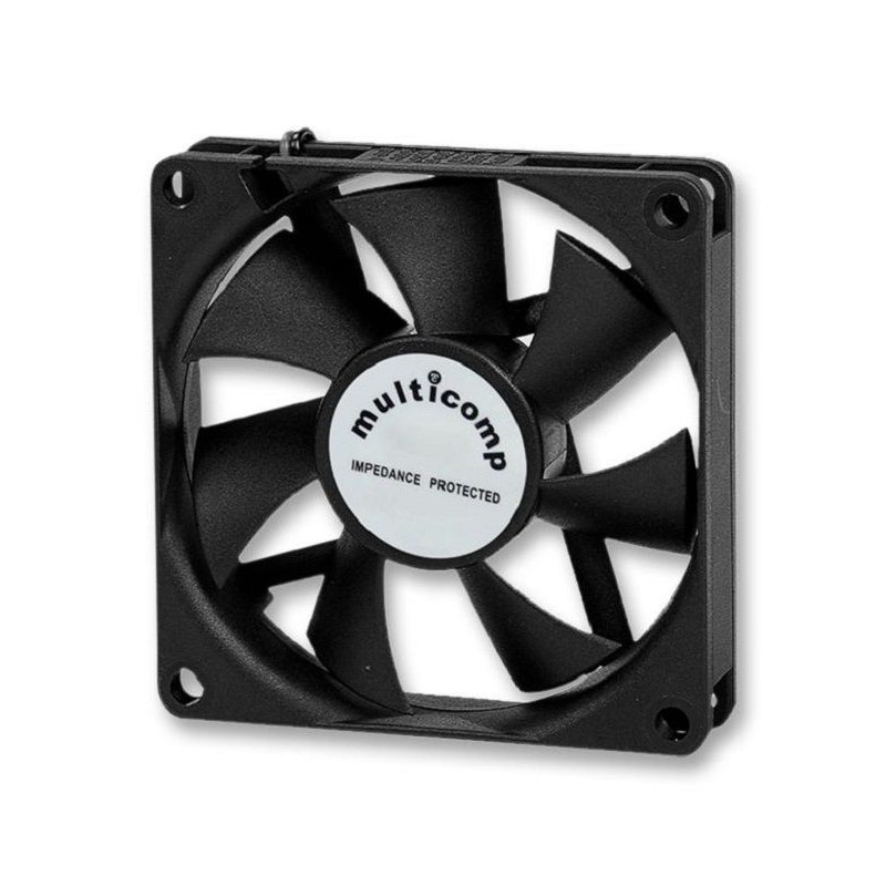 Multicomp Pro (MC36291) DC Axial Fan, Brushless Motor, 12 V, Square