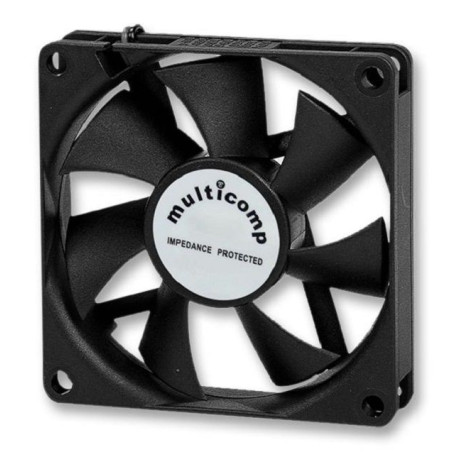 Multicomp Pro (MC36291) DC Axial Fan, Brushless Motor, 12 V, Square