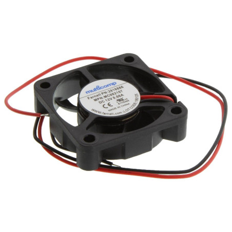 Multicomp Pro (MC002107) DC Axial Fan, 12 V, Square, 40 mm, 10.5 mm