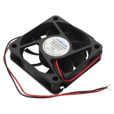 Multicomp Pro (MC002109) DC Axial Fan, 12 V, Square, 60 mm, 15 mm