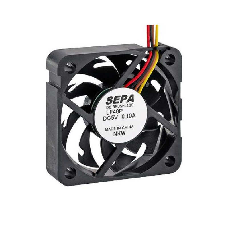 Sepa (LF40P12PSE00A) DC Axial Fan, 12 V, Square, 40 mm, 10 mm