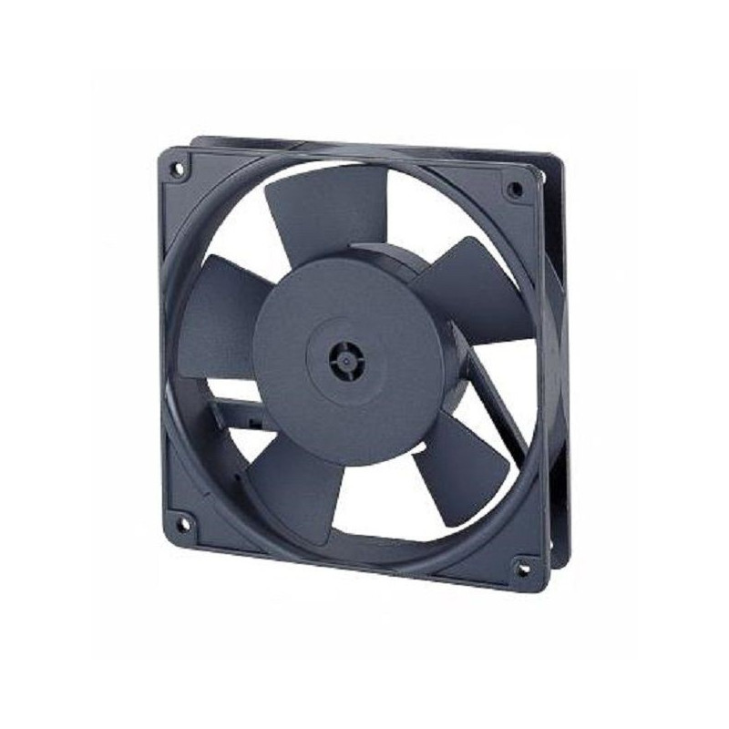 Bisonic (12P-230HB-T) AC Axial Fan, 230V, Square, 120 mm, 25 mm